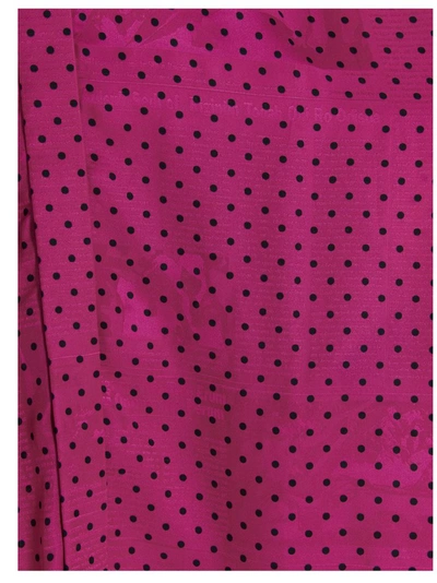 Shop Balenciaga Tuxedo Scarf Shirt In Pink