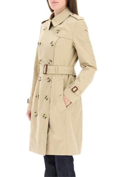 Shop Burberry Chelsea Heritage Trench Coat In Beige