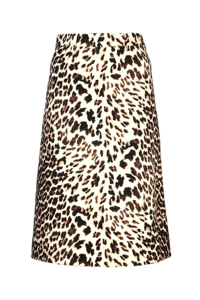 Shop Prada Leopard Printed A In Multi