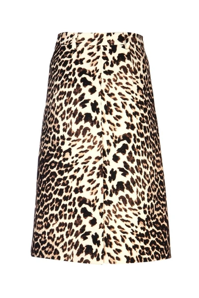 Shop Prada Leopard Printed A In Multi