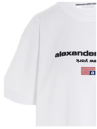 Shop Alexander Wang Logo Graphic T In White