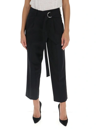 Shop Helmut Lang Pleated Pants In Black