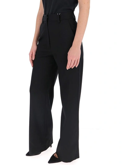 Shop Mm6 Maison Margiela High Waisted Trousers In Black