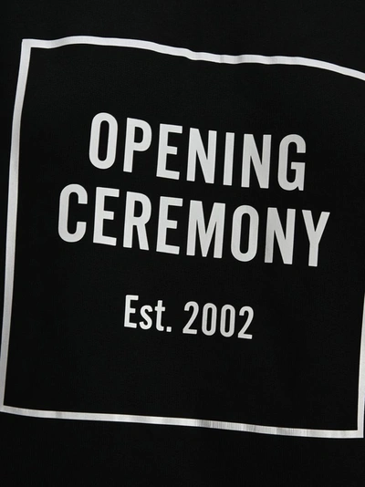 Shop Opening Ceremony Box Logo Hoodie In Black
