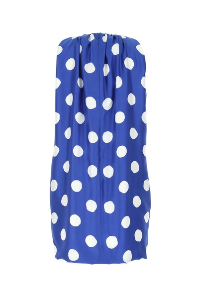 Shop Moschino Polka In Blue