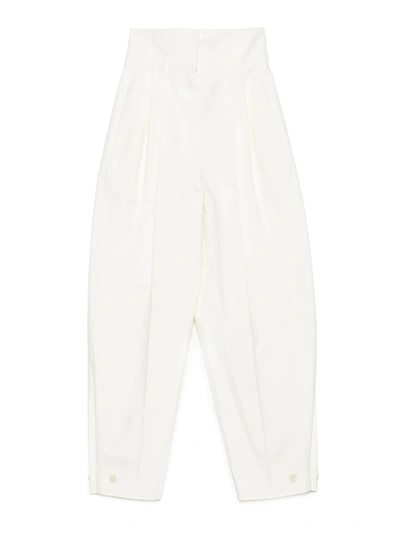 Shop Givenchy High Waist Pants In White