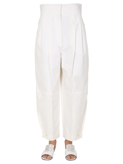 Shop Givenchy High Waist Pants In White