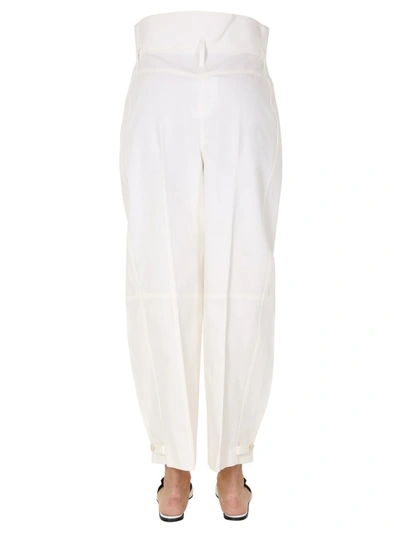 Shop Givenchy High Waist Pants In White