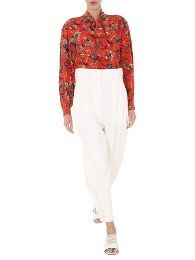 Shop Givenchy High Waist Pants In White