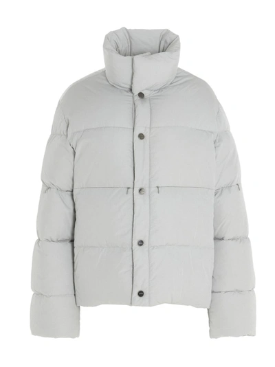 Shop Jacquemus La Doudoune Oversized Puffer Jacket In Grey