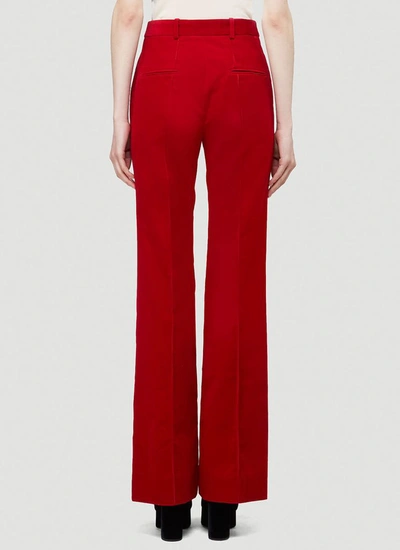 Shop Saint Laurent Straight In Red