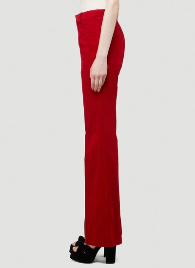 Shop Saint Laurent Straight In Red