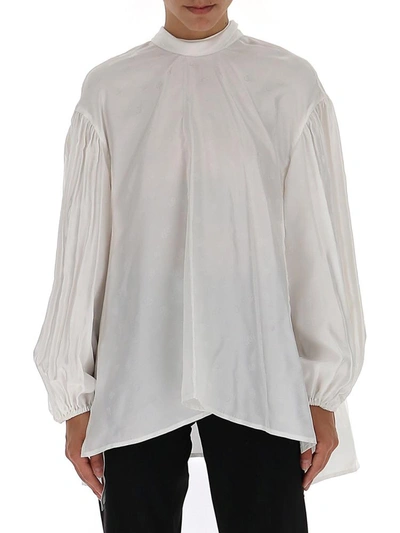 Shop Chloé Asymmetric Tie In White