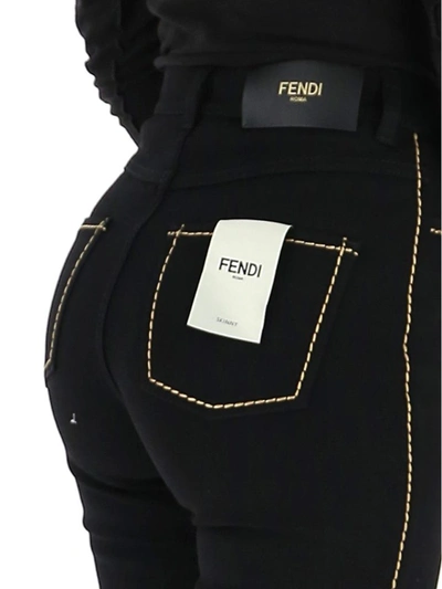 Shop Fendi Contrast In Black