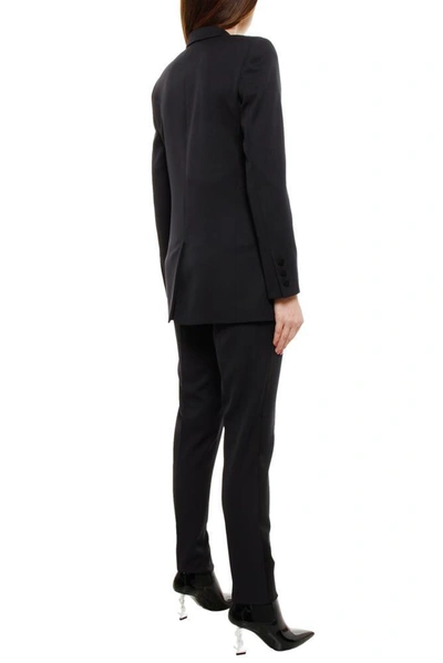 Shop Saint Laurent Tuxedo Blazer In Black