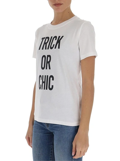 Shop Moschino Trick Or Chic T In White