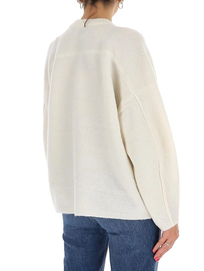 Shop 3.1 Phillip Lim Crewneck Knitted Sweater In White