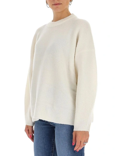 Shop 3.1 Phillip Lim Crewneck Knitted Sweater In White