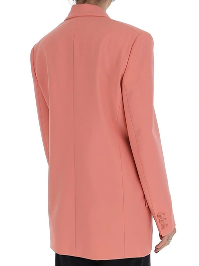 Shop Stella Mccartney Single Breasted Blazer In Pink
