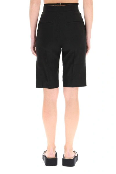 Shop Jacquemus Le Short Gardian Shorts In Black