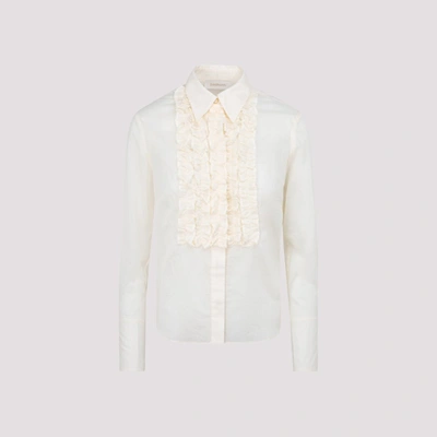 Shop Zimmermann Tailored Tuxedo Shirt In White