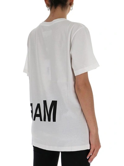 Shop Mm6 Maison Margiela Logo Printed T In White