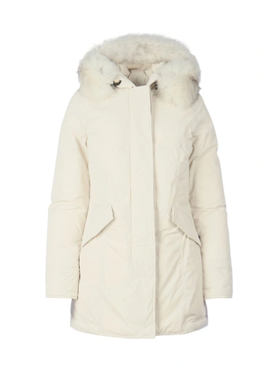 Woolrich Luxury Arctic Parka Fox Fur In White | ModeSens
