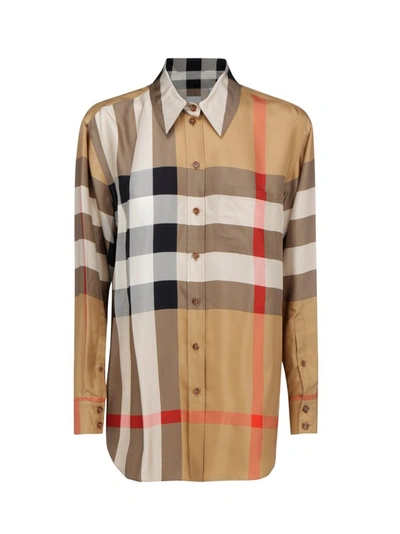 Shop Burberry Vintage Check Shirt In Multi