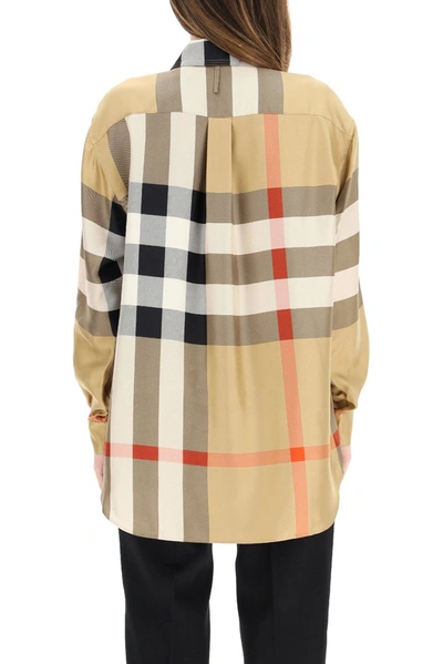 Shop Burberry Vintage Check Shirt In Multi