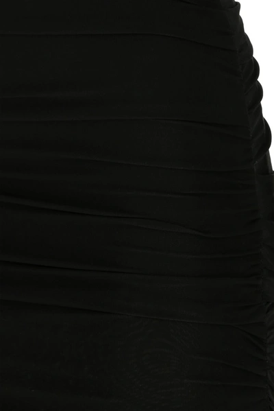 Shop Isabel Marant Draped Mini Dress In Black