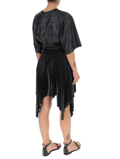 Shop Givenchy Pleated T In Black