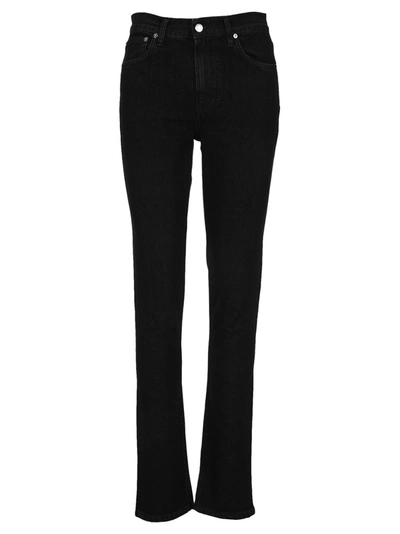 Shop Helmut Lang Slim Leg Jeans In Black