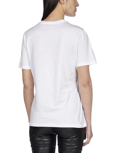 Shop Versace Logo Printed T In White