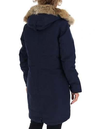 Shop Canada Goose Rossclair Parka In Blue
