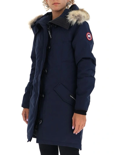Shop Canada Goose Rossclair Parka In Blue