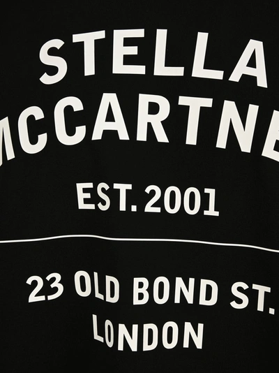 Shop Stella Mccartney Logo Printed T In Black