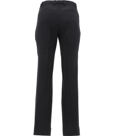 Shop Givenchy Mid Waist Tailored Trousers In Black