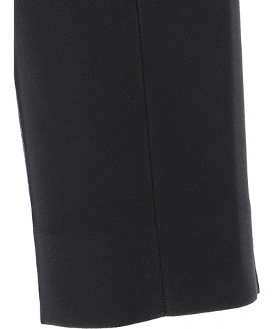 Shop Givenchy Mid Waist Tailored Trousers In Black