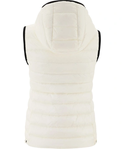 Shop Moncler Glyco Padded Vest In White