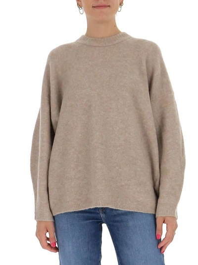 Shop 3.1 Phillip Lim Crewneck Knitted Sweater In Brown