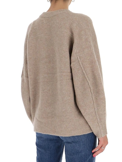 Shop 3.1 Phillip Lim Crewneck Knitted Sweater In Brown