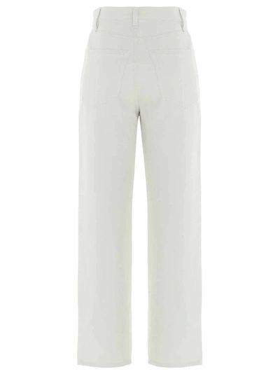 Shop The Row Christie Wide Leg Jeans In Grey