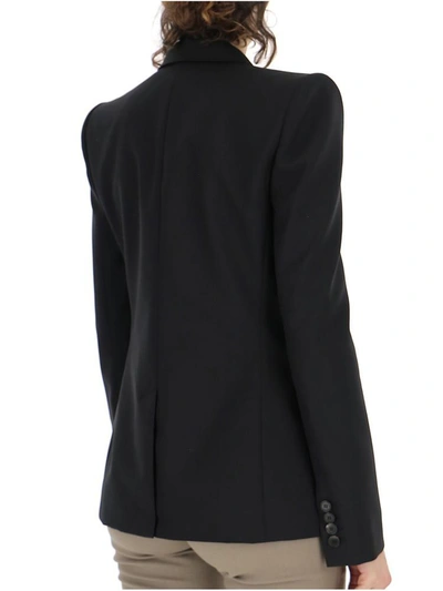 Shop Givenchy Single Breasted Blazer In Black