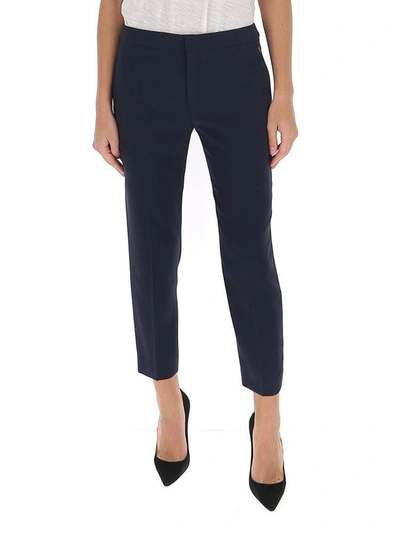 Shop Chloé Cropped Straight In Blue