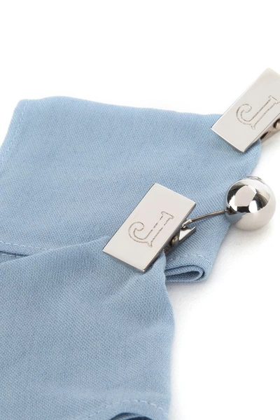 Shop Jacquemus Handkerchief Drop Earrings In Blue