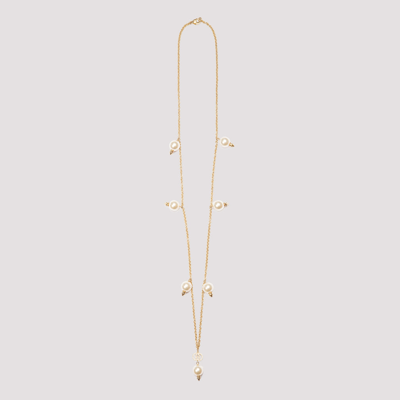 Shop Gucci Interlocking G Necklace In Gold