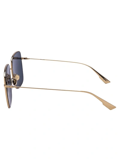 Shop Dior Eyewear Stellaire1 Sunglasses In Gold
