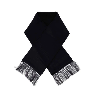 Shop Burberry Capelet Sleeves Scarf In Black