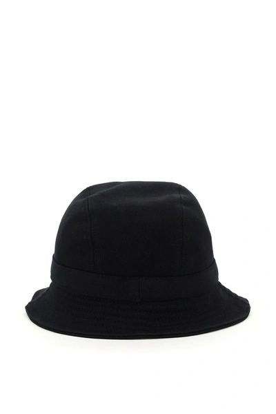 Shop Burberry Logo Print Bucket Hat In Black