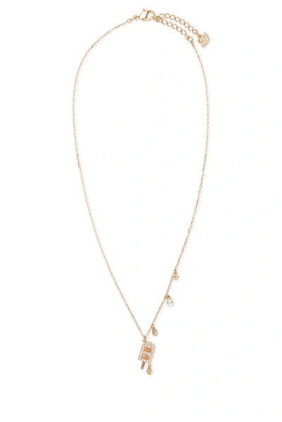 Swarovski No Regrets Ice Cream Necklace In Gold | ModeSens